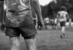 Runner in a mud run